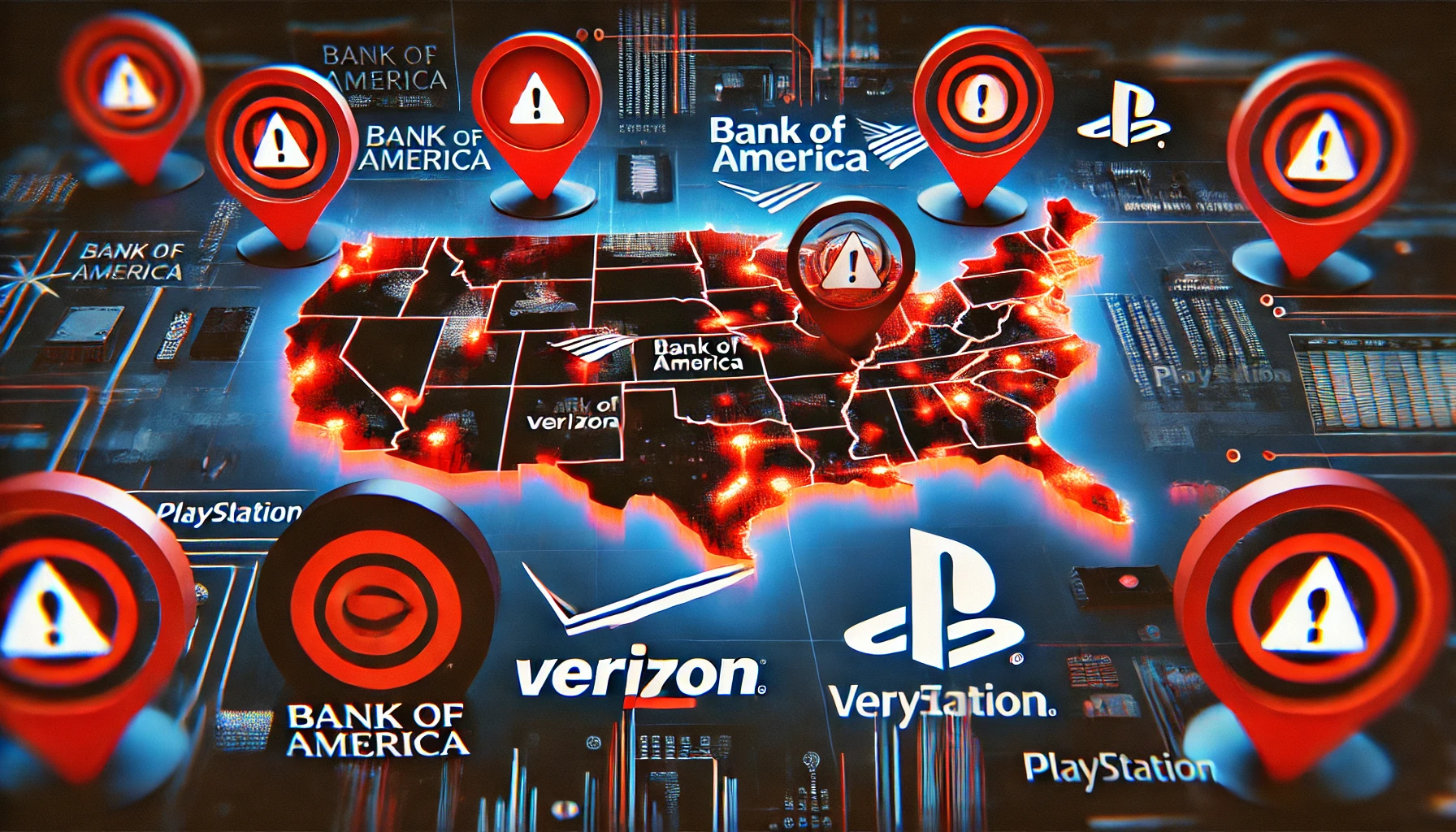 Digital Outage Alert: Potential Cyberattacks on Major U.S. Companies