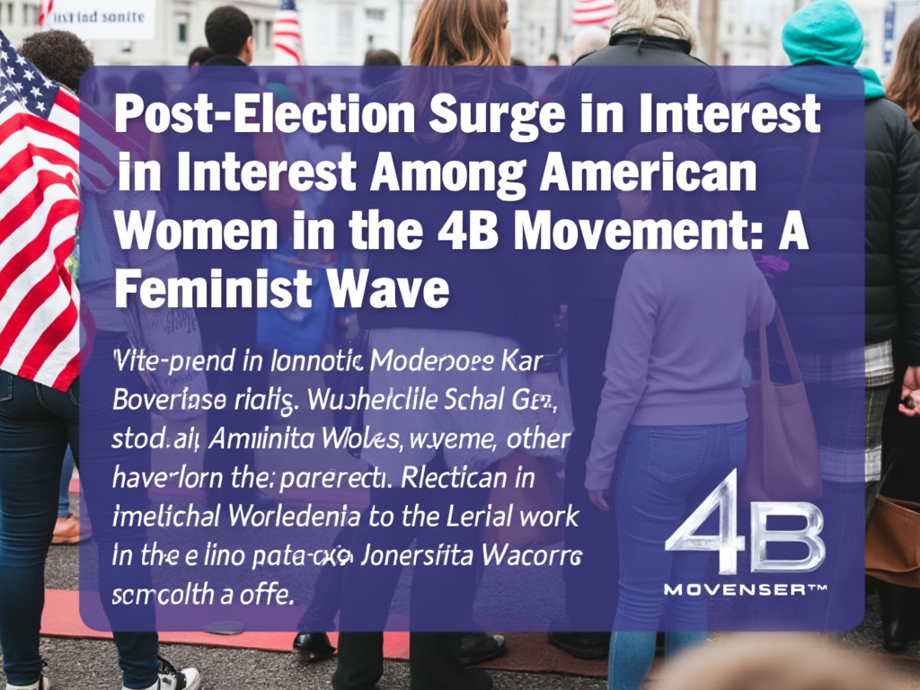 Post-Election Surge in Interest Among American Women in the 4B Movement: A New Feminist Wave