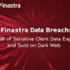 Finastra Data Breach: 400GB of Sensitive Client Data Exposed and Sold on Dark Web