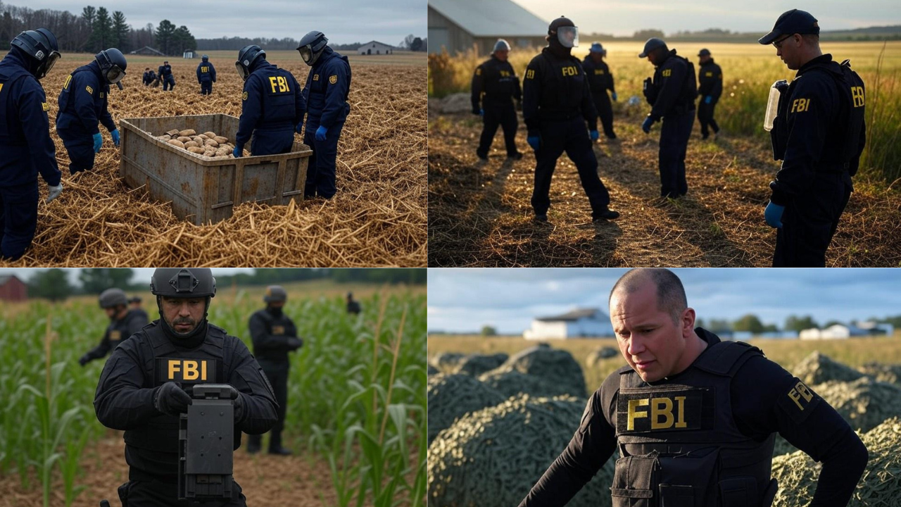 FBI Discovers Largest Explosive Cache on Virginia Farm FBI Discovers Largest Explosive Cache on Virginia Farm
