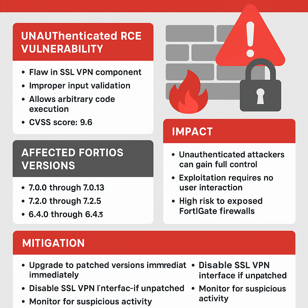 Fortinet Issues Emergency Security Patch for Critical FortiOS Vulnerability (CVE-2024-21762)