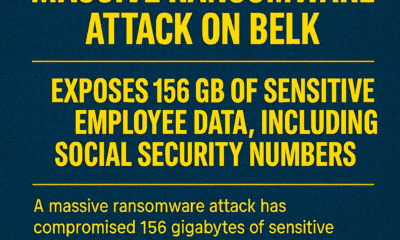 “Massive Ransomware Attack on Belk Exposes 156 GB of Sensitive Employee Data, Including Social Security Numbers”