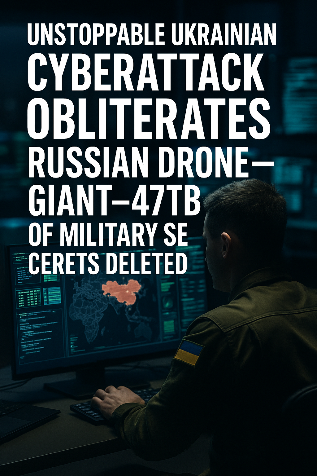 Ukrainian Cyber Strike Obliterates Russian Drone Factory—47TB of Secrets Erased