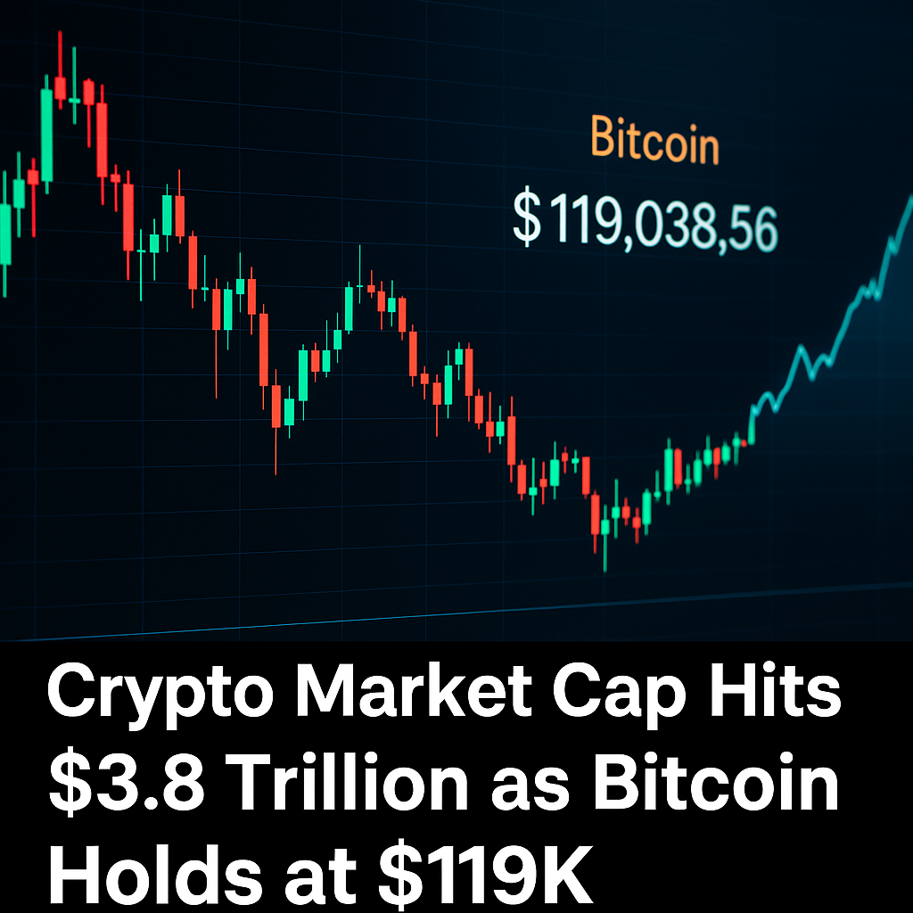 Crypto Market Climbs to .8 Trillion Backed by Strong Bitcoin Support