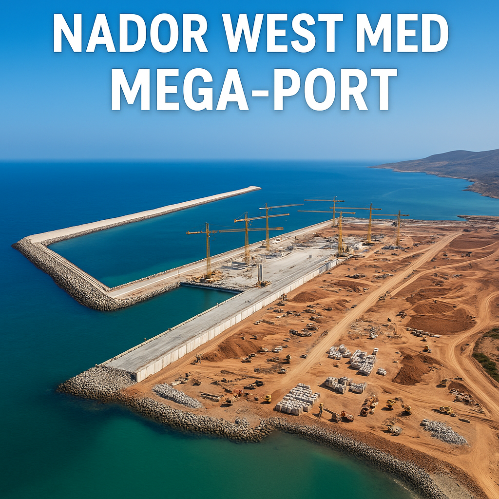 Nador West Med: Morocco’s New Superport to Challenge Southern Europe Nador West Med: Morocco’s New Superport to Challenge Southern Europe