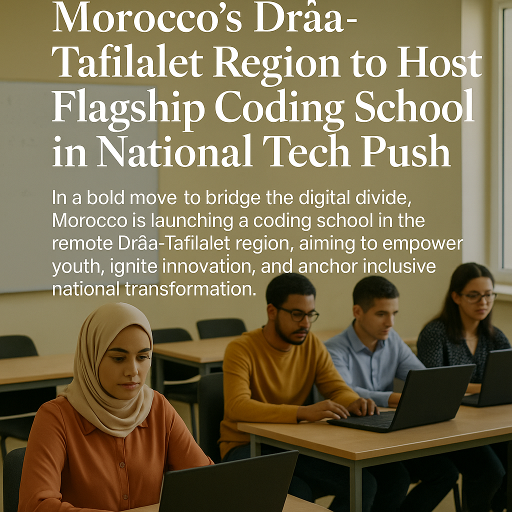 From Margins to Mainstream: Coding School to Transform Drâa-Tafilalet From Margins to Mainstream: Coding School to Transform Drâa-Tafilalet