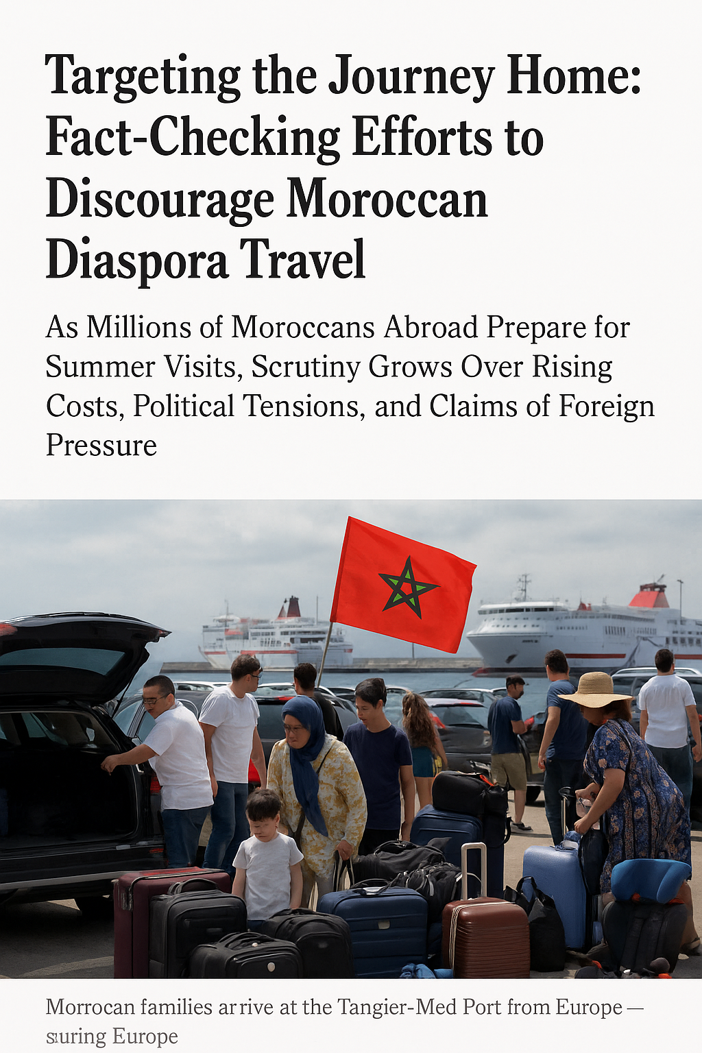Is the Moroccan Diaspora Being Silenced or Priced Out of Their Homeland?