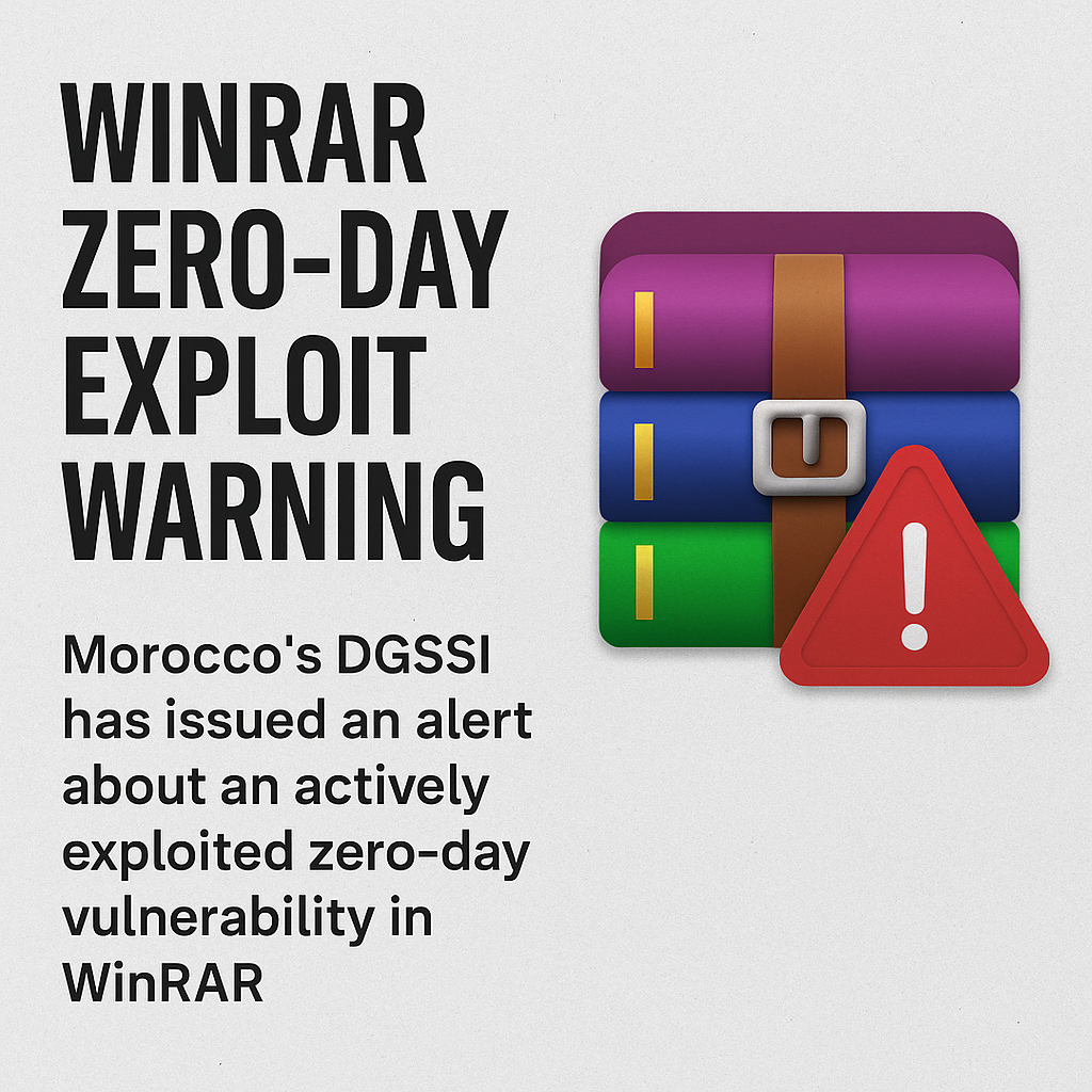 Act Now: DGSSI Alerts Morocco to Dangerous WinRAR Zero-Day Exploit