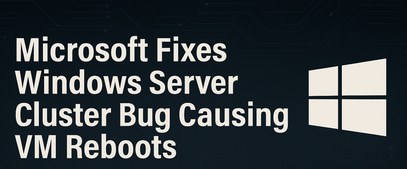 KB5063877: The Update You Need for Stable Windows Clusters KB5063877: The Update You Need for Stable Windows Clusters