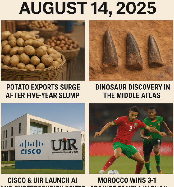 From Potatoes to Paleontology: Morocco’s Big Wins on August 14, 2025