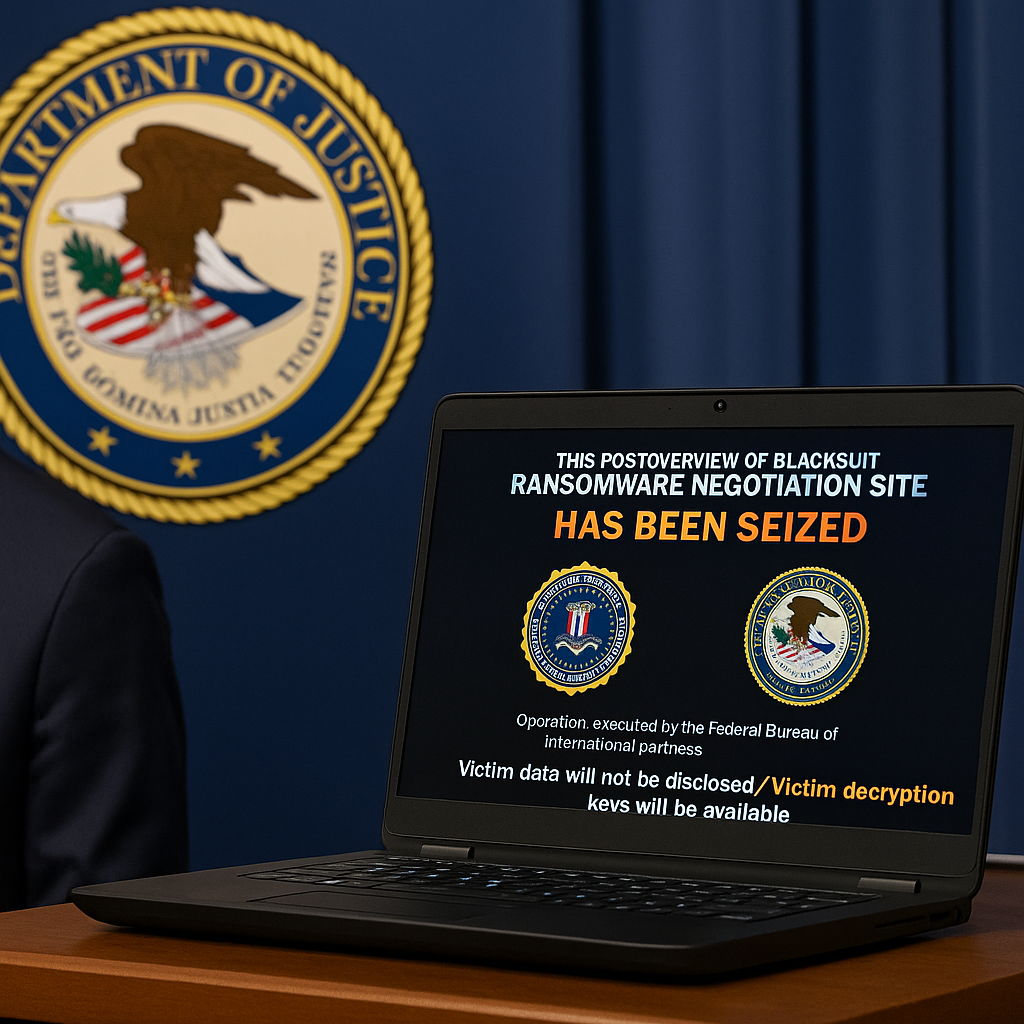 Massive Global Takedown Destroys BlackSuit Ransomware, DOJ Seizes M Massive Global Takedown Destroys BlackSuit Ransomware, DOJ Seizes M