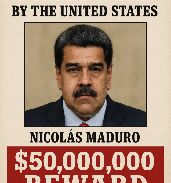 Maduro Now Worth More Than Bin Laden on U.S. Fugitive List