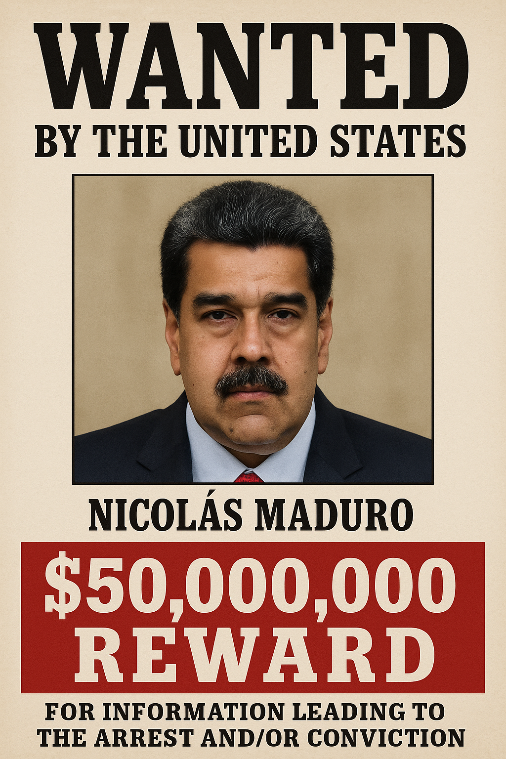 Maduro Now Worth More Than Bin Laden on U.S. Fugitive List