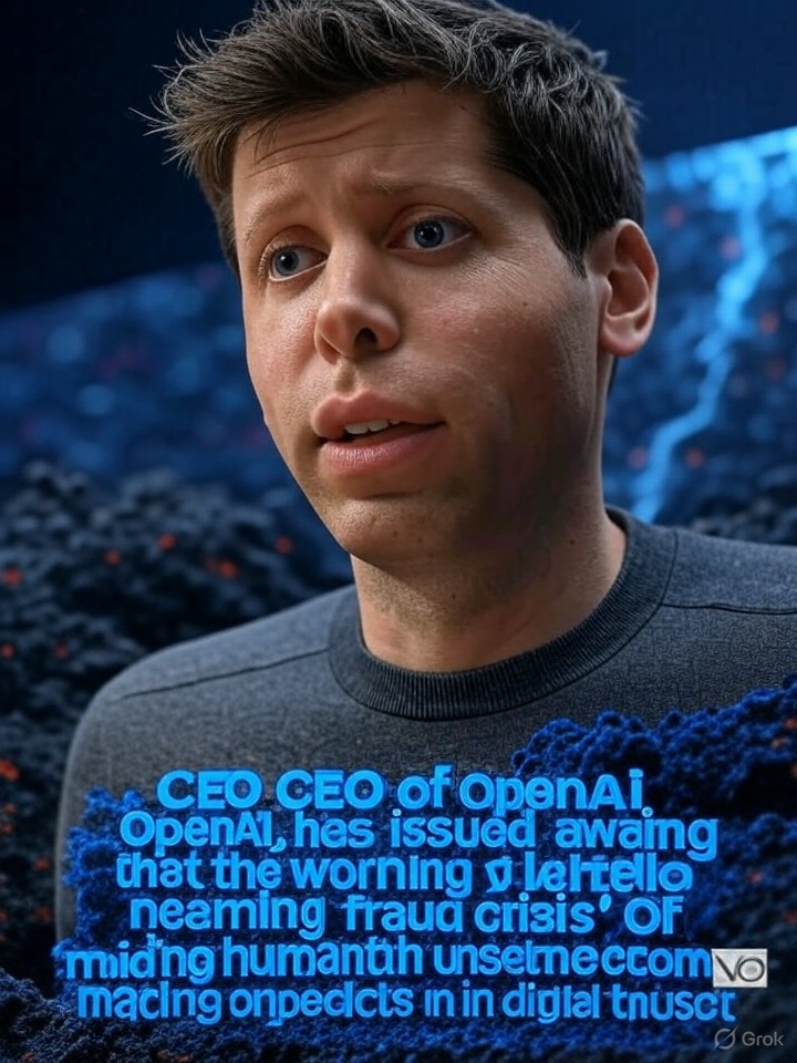 Sam Altman: Artificial Intelligence Will Soon Make Truth Unrecognizable
